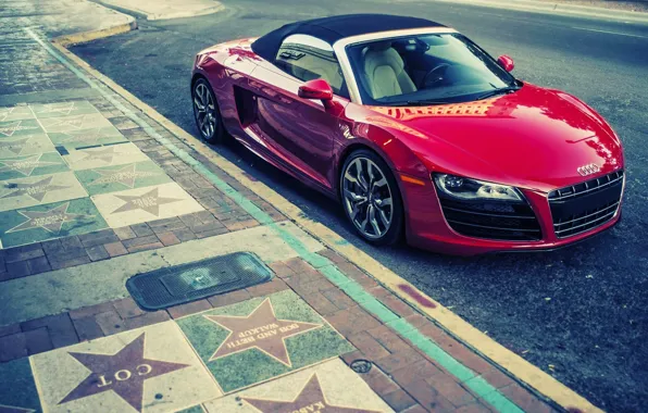Car, machine, photo, audi, star, Hollywood, Hollywood, America