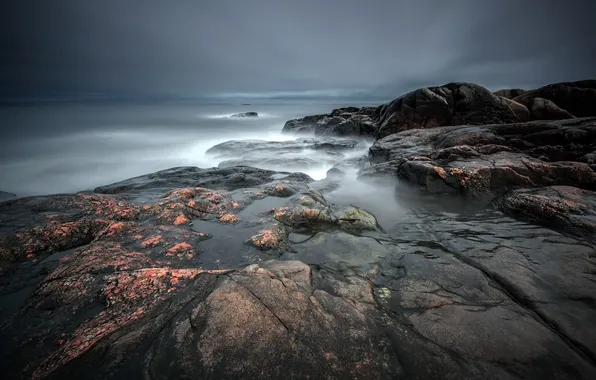 Sea, landscape, shore