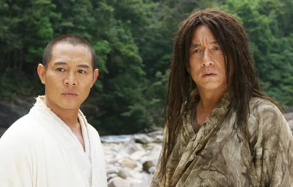 Picture The forbidden Kingdom, Jackie Chan, Jet Li, Jet Li, Jackie Chan, The Forbidden Kingdom