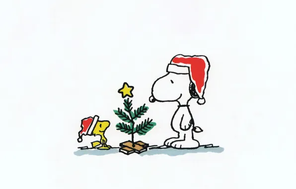 Christmas tree, Merry Christmas, Merry Christmas, White background, White background, Snoopy, Snoopy, Christmas tree