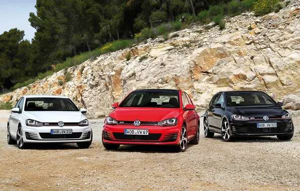 Picture Volkswagen, cars, wallpapers, Golf, three