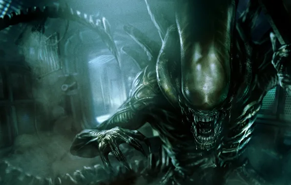 Monster, Stranger, Teeth, Killer, Xenomorph, Grin, ALien