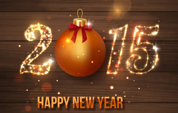Picture New Year, gold, New Year, Happy, sparkle, 2015