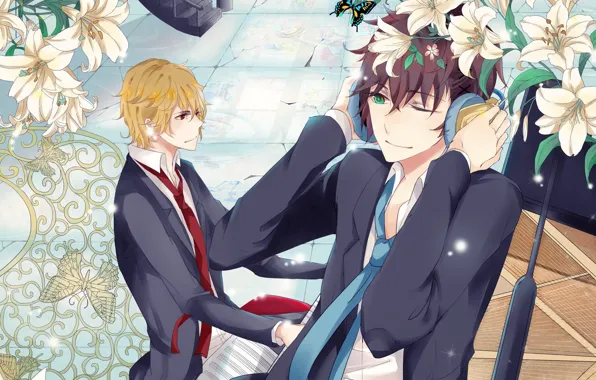 Patterns, guys, piano, Zetsuen No Tempest