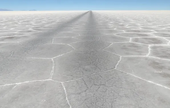 Minimalism, Salar de uyuni, Bolivia