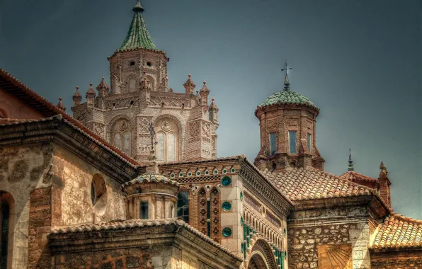 Church, Cathedral, architecture, Spain, Spain, Teruel, Teruel, Teruel Cathedral