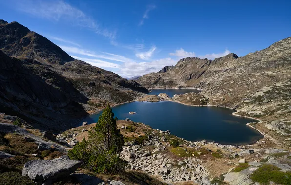 Mountains, Lake, Andorra, Lake Juclar