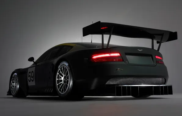 Aston martin dbr9, spoiler, michelin