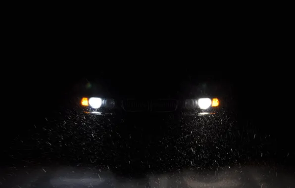 Night, BMW, 7 series, E38