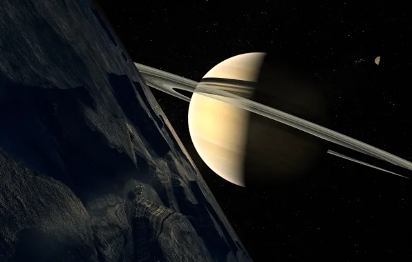 Planet, Saturn, art