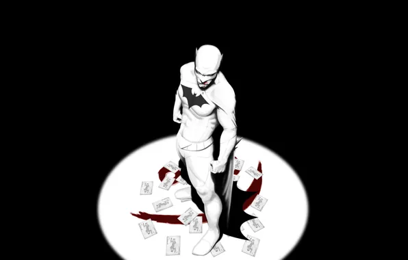 Card, costume, Batman, DC Comics, Bruce Wayne