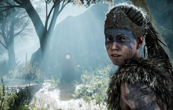 Adventure, game, the game, Bright blade, Hellblade Senuas Sacrifice, Senuas Sacrifice, Action