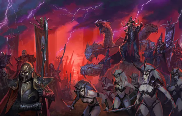 Picture Total warhammer 2 was, Darck Elves, malekith