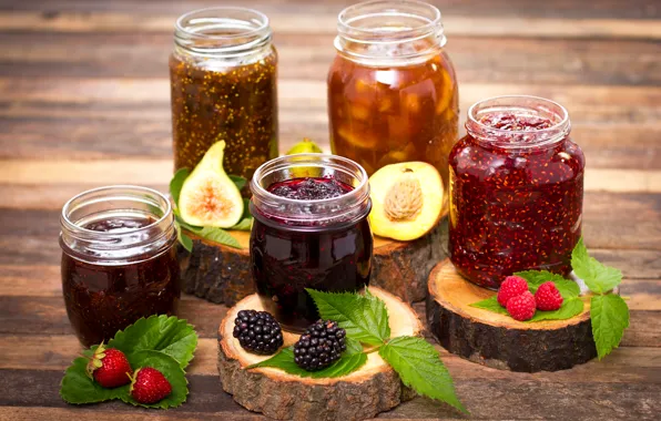 Berries, raspberry, strawberry, peach, BlackBerry, jam, peach, strawberry