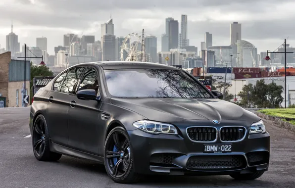 Picture black, BMW, BMW, F10, 2015, Sedn