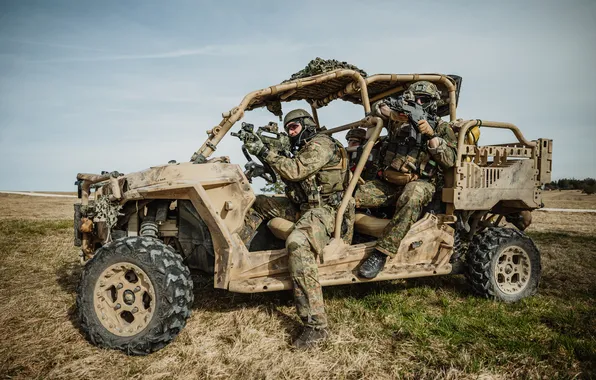 Weapons, soldiers, Bundeswehr