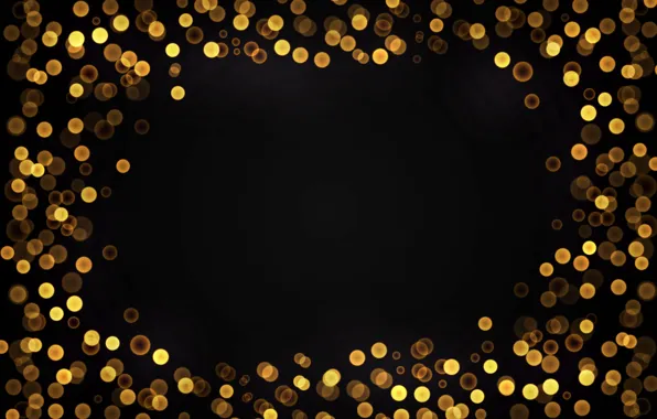 Picture background, golden, gold, gold, new year, background, bokeh, bokeh