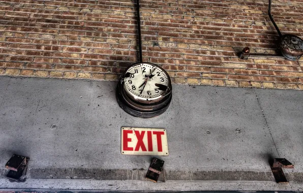 Picture background, wall, watch