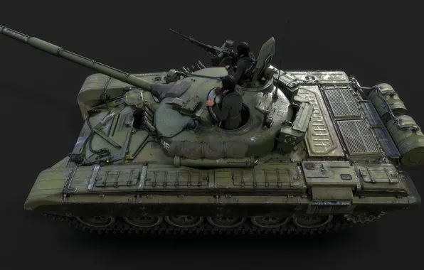 USSR, The crew, Main battle tank, THE T-72A