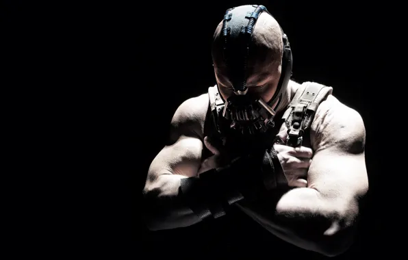 Picture The Dark Knight Rises, The legend, Tom Hardy, The Dark Knight, Bane, Tom Hardy, Bane