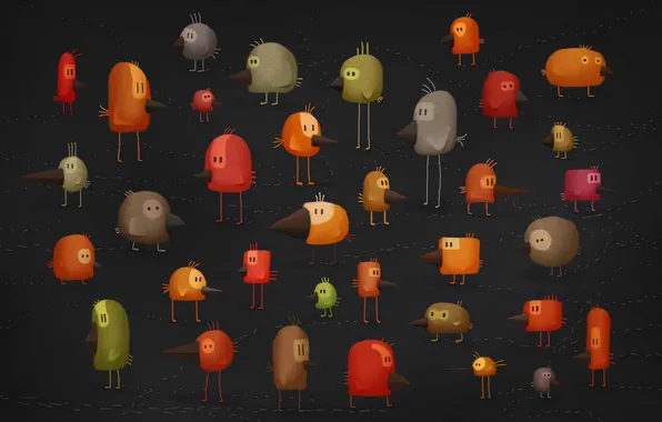 Birds, background, VLADSTUDIO