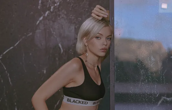 Blonde, Porn Star, Whore, Porn Actress, Porn Model, Blacked, Ashby Winter, shower room