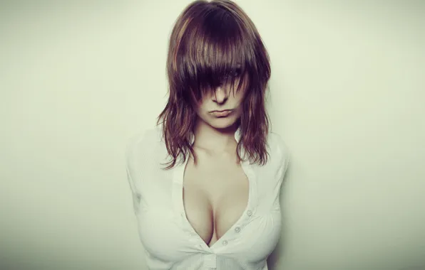 Picture chest, background, Girl