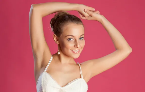 Picture face, smile, model, earrings, Nikia A