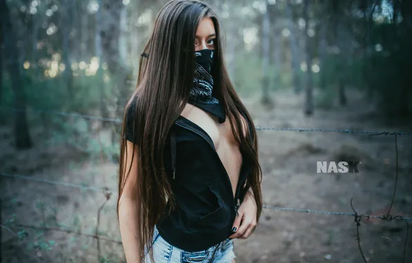 Forest, chest, girl, photographer, girl, photography, photographer, Nask To
