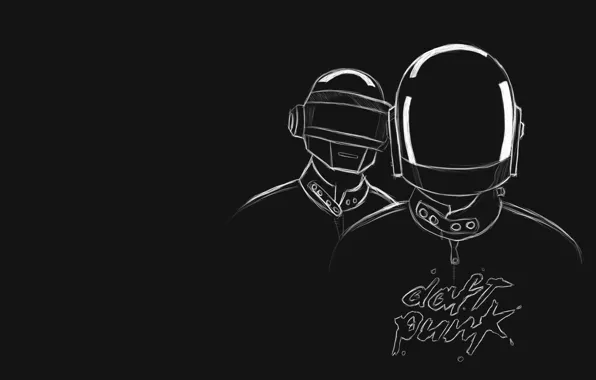 Picture Black, Figure, Music, Helmet, The project, Daft Punk, Gies-Manuel de homem Cristo, French house