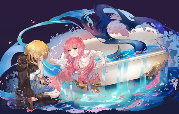 Girl, mermaid, art, drama, tsubasa19900920