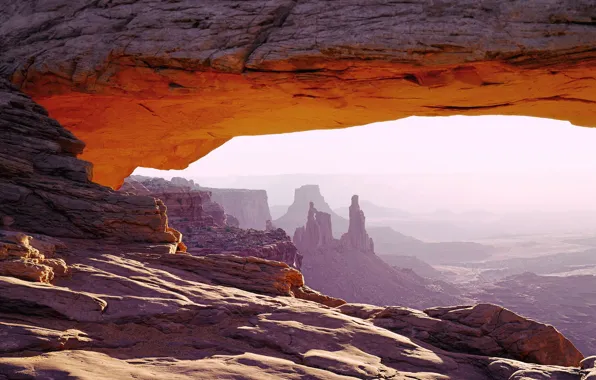 Rocks, desert, valley, windows 7, seven