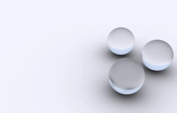 Circles, grey, background, balls