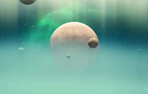 Stars, Planet, Space, Planet, Fantasy, Planets, Art, Stars
