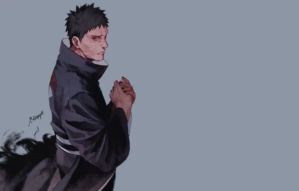 Naruto, Naruto, scars, Obito Uchiha
