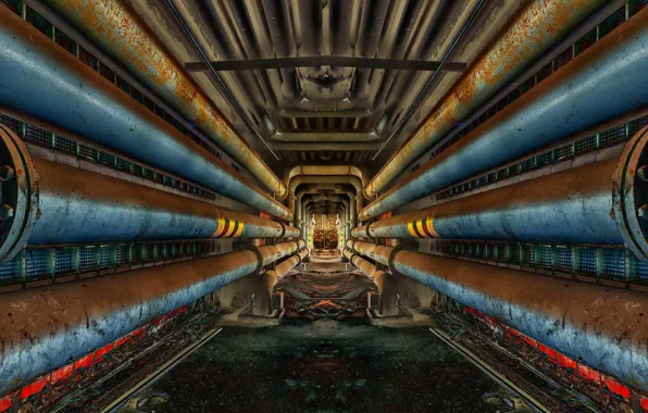 Pipe, background, the tunnel