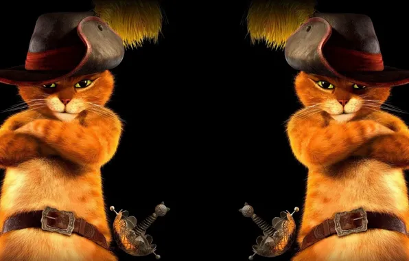 Cats, ART, two, oops, two, cats, for children, for kids