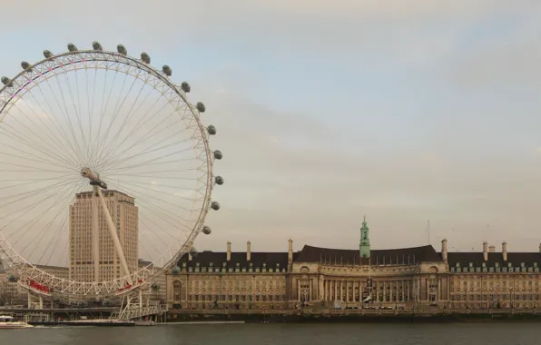 England, London, Water, Home, Photo, The city, River, Wheel
