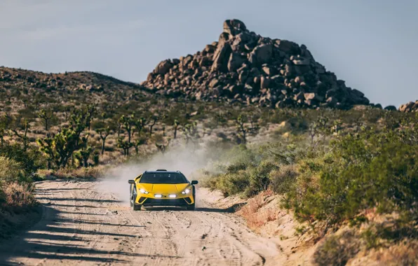 Lamborghini, front view, Huracan, Lamborghini Huracan Sterrato