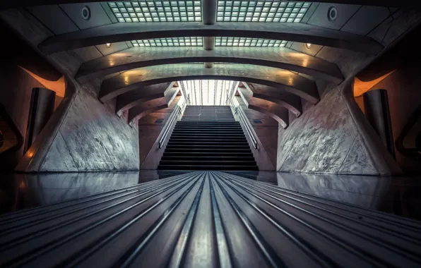 Background, wall, ladder