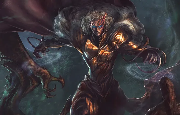 Magic, monster, art, claws, male