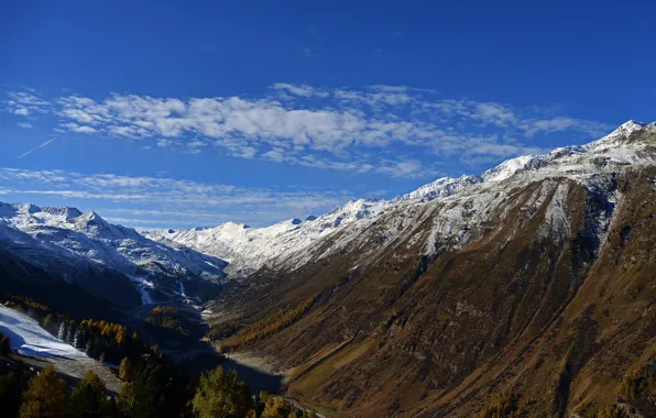 Mountains, Alps, Tyrol, The Ötztal valley, Ötztal