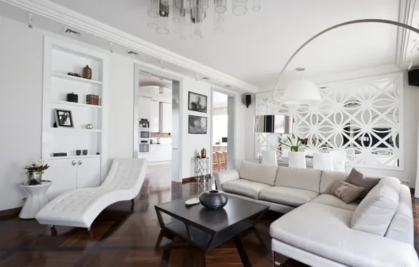 White, Interior, Art deco, The white room, White room, Art Deco