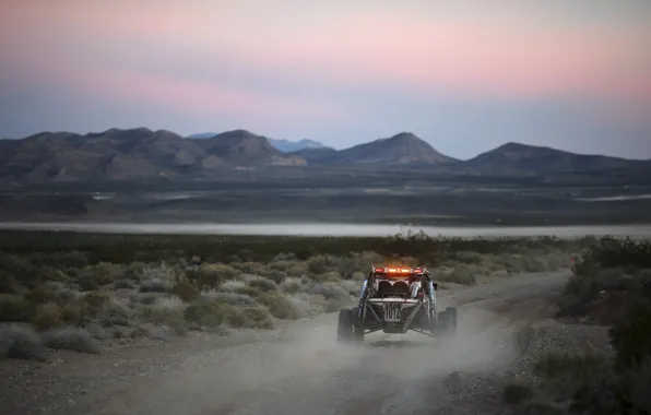 Picture sunset, desert, desert, sunset, buggy, baggi