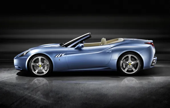 Picture Auto, Blue, Machine, Ferrari, Convertible, Ferrari, California, Sports car