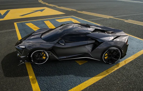 Auto, Machine, Rendering, SuperSport, Fenyr, Benoit Fraylon, by Benoit Fraylon, Fenyr SuperSport