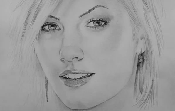 Girl, face, figure, Elisha Cuthbert