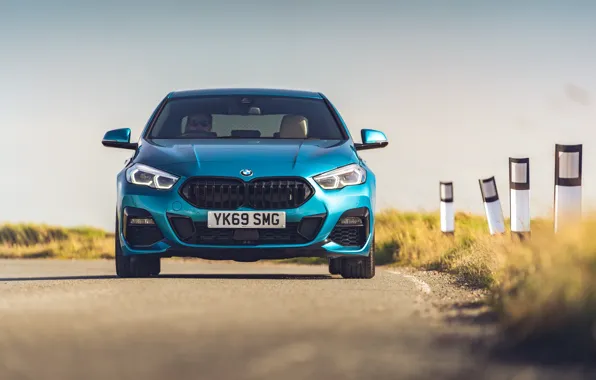 BMW, front view, Gran Coupe, UK-spec, 2-Series, M Sport, 2020, 218i