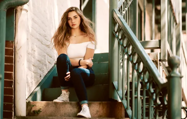 Girl, portrait, home