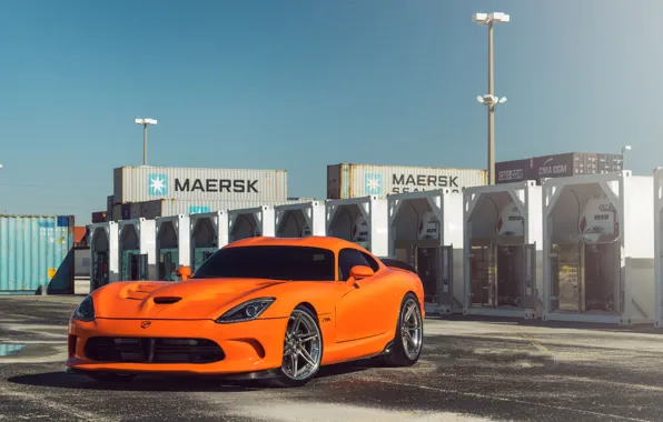 Picture Dodge, Orange, Viper, SRT, Track, Spec, ADV06